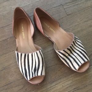 Franco Sarto Zebra Stripe Sandals